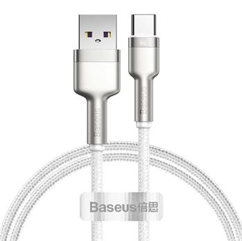 Baseus Cafule Metal Series Datový Kabel USB-A - USB-C 66W 1m White