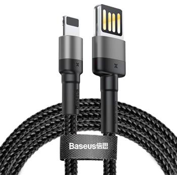 Baseus CALKLF-HG1 Cafule Kabel USB to Lightning Double Sided 1.5A 2m Grey/Black