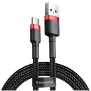 Baseus CATKLF-B91 Cafule Kabel USB-C 3A 1m Red/Black