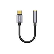 Baseus CATL54-0G Kabelová Redukce z USB-C na 3,5mm Audio Jack L54 (female) Deep Grey