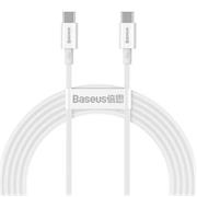 Baseus CATYS-C02 Superior Fast Charging Datový Kabel USB-C - USB-C 100W 2m White