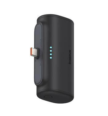 Baseus Compact 20W Fast Charge USB-C Powerbanka 5000mAh Cluster Black