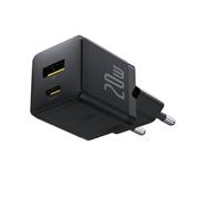 Baseus Palm Fast Nabíječka USB-A + USB-C 20W Black