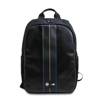 BMW Bag 16" Black Carbon Blue Stripes