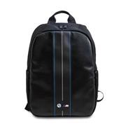 BMW Bag 16" Black Carbon Blue Stripes