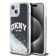 DKNY Liquid Glitter Arch Logo Zadní Kryt pro iPhone 11 Black