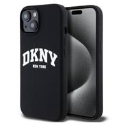 DKNY Liquid Silicone Arch Logo MagSafe Zadní Kryt pro iPhone 14 Black