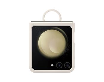 EF-PF731TUE Samsung Silikonový Kryt s Kroužkem pro Galaxy Z Flip 5 Cream