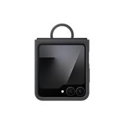 EF-PF741TBE Samsung Silikonový Kryt s Kroužkem pro Galaxy Z Flip 6/7 FE Black