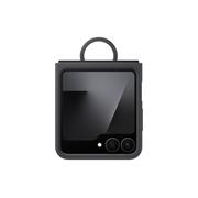 EF-PF741TBE Samsung Silikonový Kryt s Kroužkem pro Galaxy Z Flip 7 FE Black
