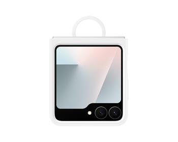 EF-PF741TWE Samsung Silikonový Kryt s Kroužkem pro Galaxy Z Flip 7 FE White