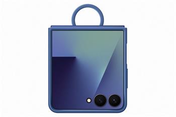 EF-PF766TNE Samsung Silikonový Kryt s Kroužkem pro Galaxy Z Flip 7 Blue