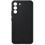 EF-VS906LBE Samsung Kožený Kryt pro Galaxy S22+ Black