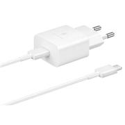 EP-T1510XWE Samsung USB-C 15W Cestovní nabíječka + USB-C Datový Kabel White