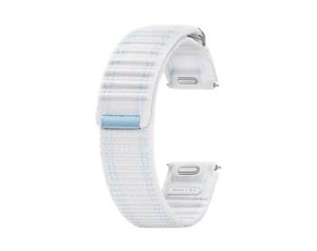 ET-SVL31LWE Samsung Galaxy Watch 4/4 Classic/5/5 Pro/6/6 Classic/7/FE Textilní Řemínek M/L White/Blue