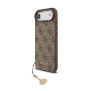 Guess 4G Charm MagSafe Zadní Kryt pro iPhone Air Tone on Tone Brown