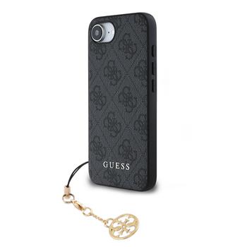 Guess 4G Charm Zadní Kryt pro iPhone 16e/17e Tone on Tone Grey