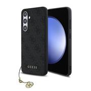 Guess 4G Charm Zadní Kryt pro Samsung Galaxy S24 FE Grey