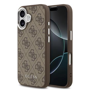 Guess 4G MagSafe Zadní Kryt pro iPhone 17 Brown