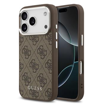 Guess 4G MagSafe Zadní Kryt pro iPhone 17 Pro Brown