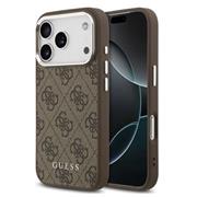 Guess 4G MagSafe Zadní Kryt pro iPhone 17 Pro Brown