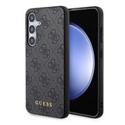 Guess 4G Zadní Kryt pro Samsung Galaxy S24 Black