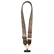 Guess Crossbody Popruh PU 4G Metal Logo Brown