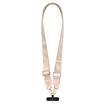 Guess Crossbody Popruh PU 4G Metal Logo Pink