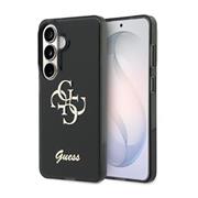 Guess IML 4G Script Metal Logo Zadní Kryt pro Samsung Galaxy 26 Black
