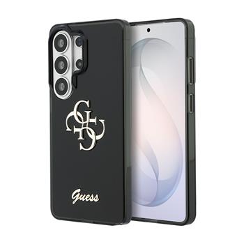 Guess IML 4G Script Metal Logo Zadní Kryt pro Samsung Galaxy 26 Ultra Black
