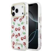Guess IML Glitter Cherry MagSafe Zadní Kryt pro iPhone 17 Pro