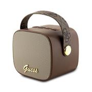 Guess Mini Bluetooth Speaker PU 4G Strap Brown