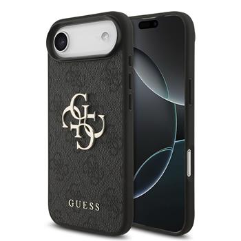 Guess PU 4G Metal Logo Zadní Kryt pro iPhone Air Grey