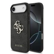Guess PU 4G Metal Logo Zadní Kryt pro iPhone Air Grey