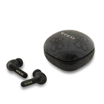 Guess PU 4G Script Logo ENC TWS Bezdrátová Sluchátka Black