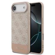 Guess PU 4G Stripe Zadní Kryt pro iPhone Air Pink