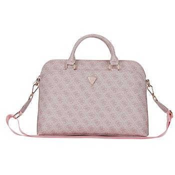 Guess PU 4G Triangle Logo Taška na Notebook 13/14/15" Pink