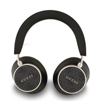 Guess PU Leather 4G Classic Logo ENC Bezdrátová Sluchátka Black
