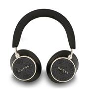 Guess PU Leather 4G Classic Logo ENC Bezdrátová Sluchátka Black