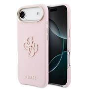 Guess PU Resin Logo Zadní Kryt pro iPhone Air Pink