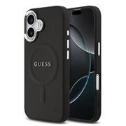 Guess PU Saffiano MagSafe Zadní Kryt pro iPhone 17 Black