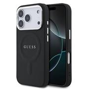 Guess PU Saffiano MagSafe Zadní Kryt pro iPhone 17 Pro Black