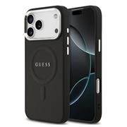 Guess PU Saffiano MagSafe Zadní Kryt pro iPhone 17 Pro Max Black