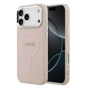 Guess PU Saffiano MagSafe Zadní Kryt pro iPhone 17 Pro Max Pink
