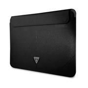 Guess Saffiano Triangle Metal Logo Computer Sleeve 13/14" Black