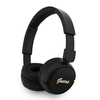 Guess Script Metal Logo Bezdrátová Sluchátka Black