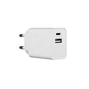 H33AC-E10 33W Cestovní Nabíječka Dual USB-A + USB-C White 