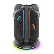 iPega SW2052 Nabíjecí Stanice s RGB pro JoyCon Ovladače Nintendo Switch 2 Black