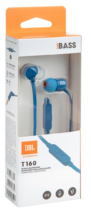 JBL T160 In-Ear Headset 3,5mm Blue
