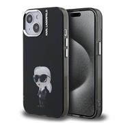 Karl Lagerfeld IML Aquarelle Karl Zadní Kryt pro iPhone 15 Black
